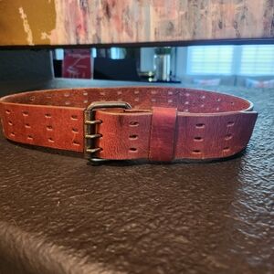 Men's Brown Leather Belt